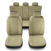 Coprisedili compatibili con Ford Kuga I, II (2008-2019) - fodere sedili universali - set coprisedili auto - PG-3