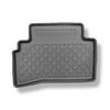 Completo di tappetini e tappetino per bagagliaio TPE per: Hyundai Tucson III NX4 12.2020-.... (SUV) - bagagliaio superiore; pavimento mobile nella posizione più alta; cavità destra amovibile in modelli con subwoofer; anche per Mild Hybrid; non per HEV Hyb