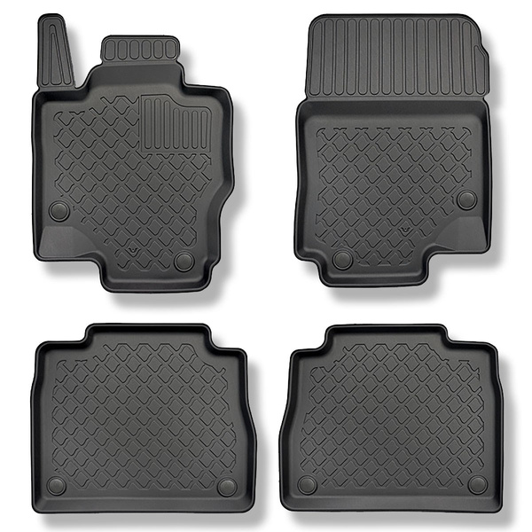 Tappetini Auto in TPE compatibili con Mercedes-Benz GLE V167 SUV (11.2018-....) - anche per la versione ibrida - tappeti auto neri