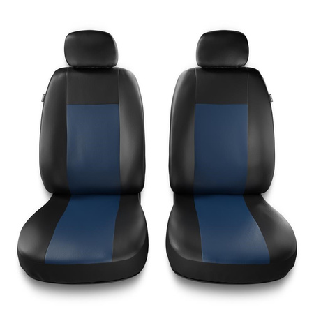 Coprisedili anteriori compatibili con Volkswagen Touran I, II, III (2003-2019) - fodere sedili universali - set coprisedili auto - 2CM-BL