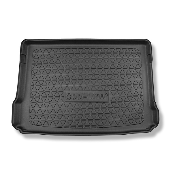 Vasca baule compatibile con Mercedes-Benz EQA H243 SUV (03.2021-....) - portabagagli superiore; piano di carico regolabile nella posizione più alta - tappetino per bagagliaio - tappeto bagagliaio per auto