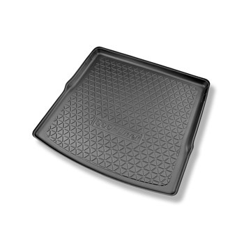 Vasca baule compatibile con Volkswagen Tiguan Allspace SUV (11.2017-....) - 5 posti; per il portabagli superiore; modelli con piano di carico regolabile / 7 sedili; sedili 3a fila abbassati - tappetino per bagagliaio - tappeto bagagliaio per auto
