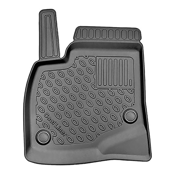 Tappetini Auto in TPE compatibili con Tesla Model S Liftback (07.2012-03.2015) - con trazione posteriore - tappeti auto neri