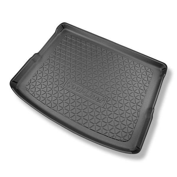 Vasca baule compatibile con Kia Niro II (SG2) Crossover (06.2022-....) - HEV Hybrid; EV (electric); portabagagli superiore; piano di carico regolabile nella posizione più alta; non per versione Plug-in ibrida - tappetino per bagagliaio - tappeto bagagliai