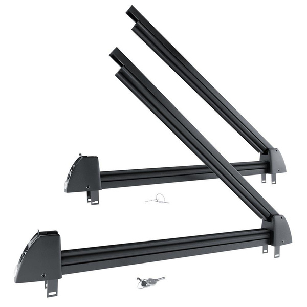 Portasci per barre portatutto - Ski rack M-7703 - nero - per 3 paia di sci o 2 tavole da snowboard