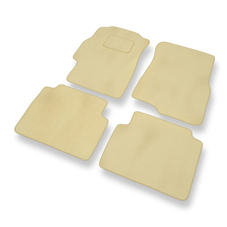 Premium tappetini auto in velluto compatibili con Honda Civic VI (5 porte) (1996-2000) - tappeti auto beige