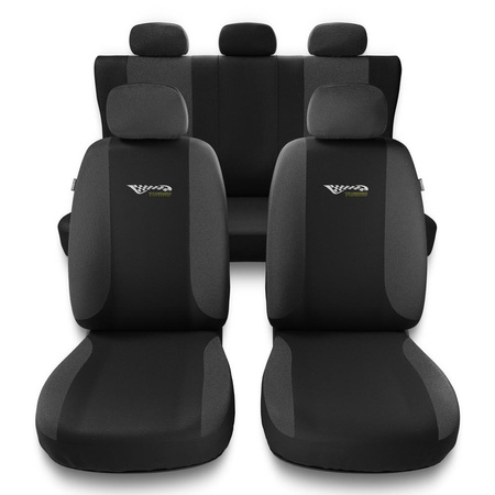 Coprisedili compatibili con Mazda CX-5 I, II (2011-2019) - fodere sedili universali - set coprisedili auto - TG-G