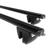 Barre portatutto in alluminio compatibili con Lancia Musa Monovolume (2008-2012) - corrimano - portapacchi auto colore nero - portabagagli barre da tetto