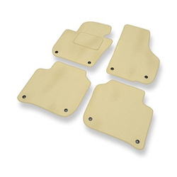 Premium tappetini auto in velluto compatibili con Skoda Superb II (2008-2015) - tappeti auto beige