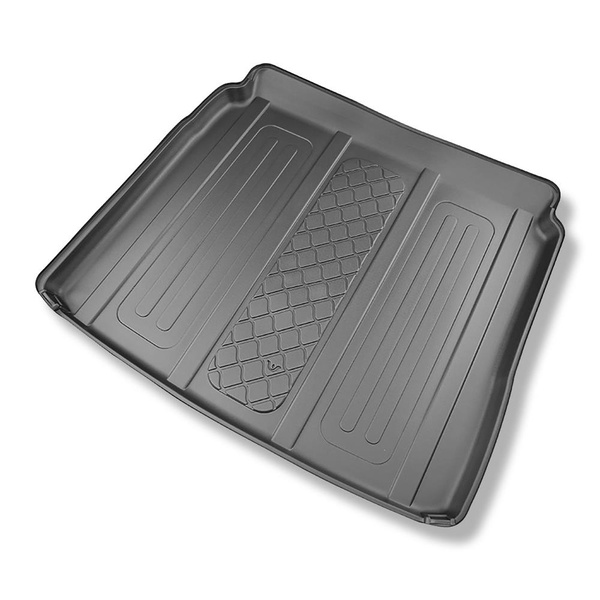 Completo di tappetini e tappetino per bagagliaio TPE per: Citroen C5 X 05.2022-.... (SUV) - anche per i modelli con le guide del bagagliaio; anche Plug-in Hybrid