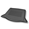 Vasca baule compatibile con Honda Jazz II Hatchback (11.2008-08.2015) - tappetino per bagagliaio - tappeto bagagliaio per auto
