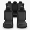 Coprisedili compatibili con Alfa Romeo 166 I, II, III (1998-2007) - fodere sedili universali - set coprisedili auto - RYL-G