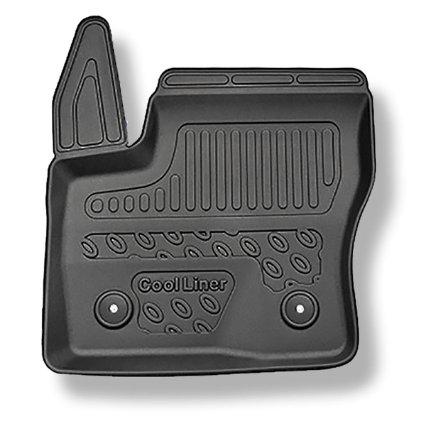 Tappetini Auto in TPE compatibili con Ford Tourneo Connect II Van (01.2014-2022) - 5 o 7 posti; senza la terza fila di sedili - tappeti auto neri