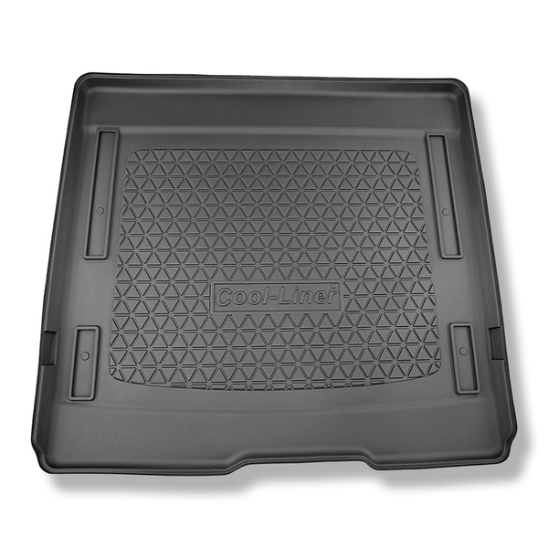 Vasca baule compatibile con Volkswagen ID. Buzz Van (05.2022-....) - 5 posti; interasse corta; anche con piano Multiflex - tappetino per bagagliaio - tappeto bagagliaio per auto