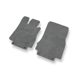 Premium tappetini auto in velluto compatibili con Mercedes-Benz CL W215 (1999-2006) - tappeti auto grigio