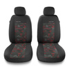 Coprisedili compatibili con Kia Spectra I, II (2000-2009) - fodere sedili universali - set coprisedili auto - 2UNE-RD