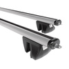 Barre portatutto in alluminio compatibili con Volvo V70 Station Wagon (2000-2016) - corrimano - portapacchi auto colore argento - portabagagli barre da tetto