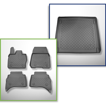 Completo di tappetini e tappetino per bagagliaio TPE per: Land Rover Range Rover