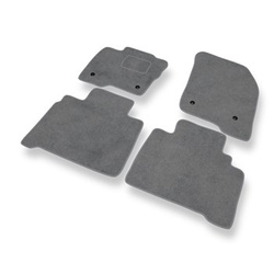 Premium tappetini auto in velluto compatibili con Ford S-Max II (2015-2023) - tappeti auto grigio