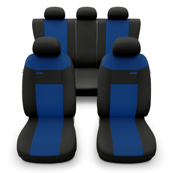 Coprisedili compatibili con Alfa Romeo 146 (1994-2001) - fodere sedili universali - set coprisedili auto - RSL-BL