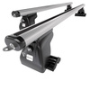 Barre portatutto in alluminio compatibili con Volkswagen Multivan T5 Van (2003-2009) - profilo a T - portapacchi auto colore argento - portabagagli barre da tetto