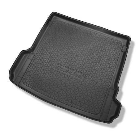 Vasca baule compatibile con Audi Q7 4M SUV (06.2015-....) - 5/7 sedili (3a fila abbassata); inclusi modelli con guide di fissaggio - tappetino per bagagliaio - tappeto bagagliaio per auto