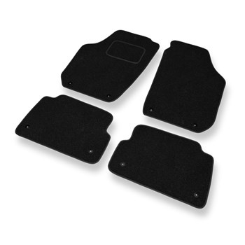 Tappetini in feltro compatibili con Skoda Fabia II (2007-2014) - tappeti auto nero