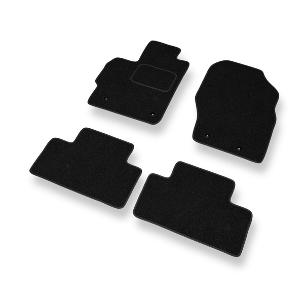 Tappetini in feltro compatibili con Mazda CX-7 (2007-2012) - tappeti auto nero