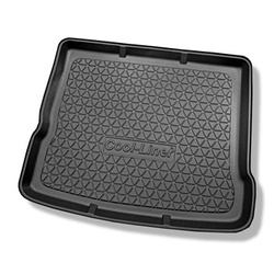 Vasca baule compatibile con Audi Q3 SUV (08.2011-06.2018) - vano superiore; con ruota di scorta; anche per la versione Quattro - tappetino per bagagliaio - tappeto bagagliaio per auto