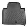 Tappetini Auto in TPE compatibili con SsangYong Musso II Pick-Up (07.2018-....) - senza la terza fila di sedili - tappeti auto neri