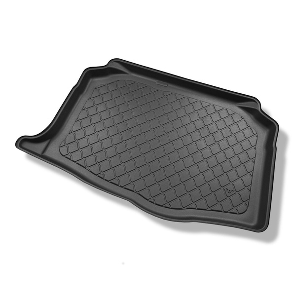 Vasca baule compatibile con Seat Ibiza V 6F Hatchback (06.2017-....) - vano inferiore; modelli senza piano di carico regolabile - tappetino per bagagliaio - tappeto bagagliaio per auto