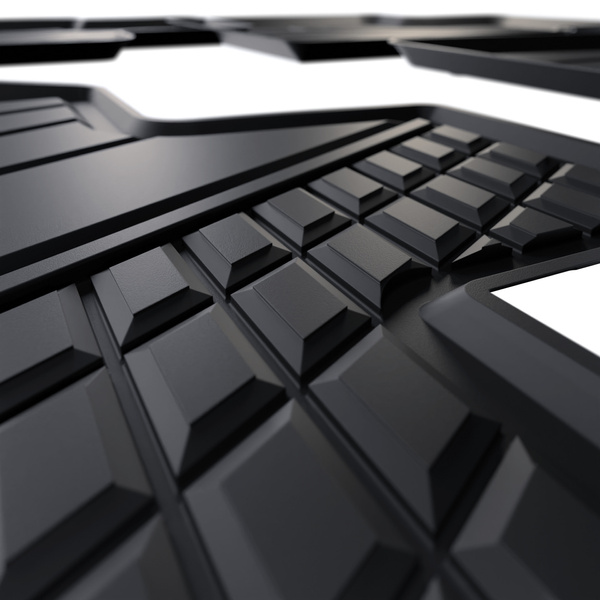 Tappetini Auto in TPE compatibili con MG HS PHEV Crossover (2024-....) - tappeti auto neri