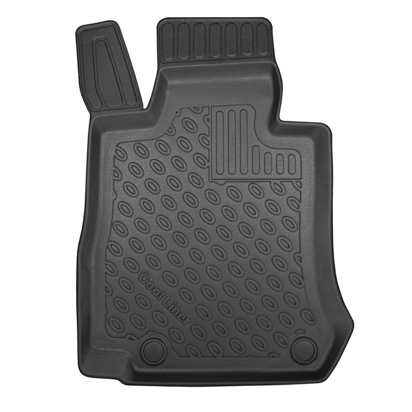 Completo di tappetini e tappetino per bagagliaio TPE PREMIUM per: Mercedes-Benz GLC C253 09.2016-03.2023 (SUV) - ala sinistra rimovibile nei modelli con grata laterale