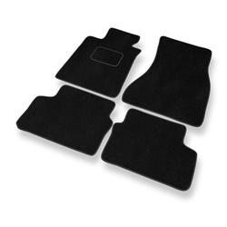 Premium tappetini auto in velluto compatibili con BMW 5 G30 (2017-2024) - tappeti auto nero