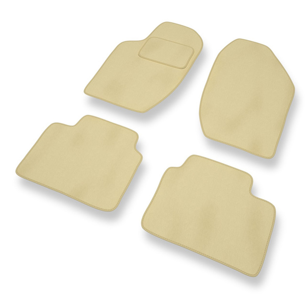 Premium tappetini auto in velluto compatibili con Alfa Romeo 164 I Berlina (1987-1997) - tappeti auto beige