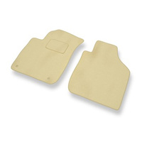 Premium tappetini auto in velluto compatibili con Kia Rio I (2000-2005) - tappeti auto beige