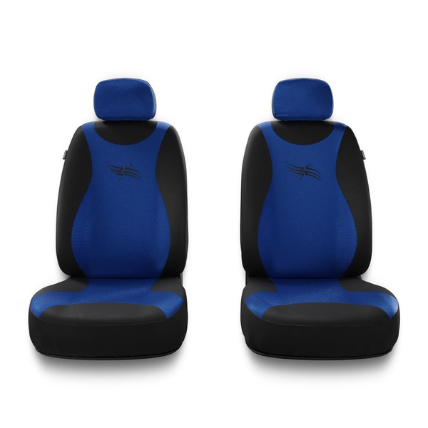 Coprisedili compatibili con Audi A2 (1999-2005) - fodere sedili universali - set coprisedili auto - TR-BL