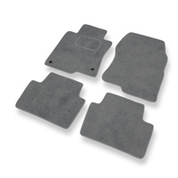 Premium tappetini auto in velluto compatibili con Honda Accord VIII (2008-2016) - tappeti auto grigio