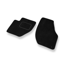 Premium tappetini auto in velluto compatibili con Volvo V40 II Hatchback (2012-2019) - tappeti auto nero