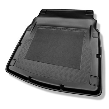 Vasca baule compatibile con Mercedes-Benz Classe E W212 Berlina (03.2009-03.2016) - senza cavità; piano di carico sale presso sedili posteriori - tappetino per bagagliaio - tappeto bagagliaio per auto