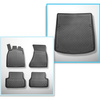 Completo di tappetini e tappetino per bagagliaio TPE per: Audi A6 C7 03.2011-05.2018 (Sedan) - anche per la versione Quattro