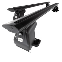 Barre portatutto in alluminio compatibili con Citroen DS4 Hatchback (2011-2018) - senza punti di fissaggio di serie - portapacchi auto colore nero - portabagagli barre da tetto