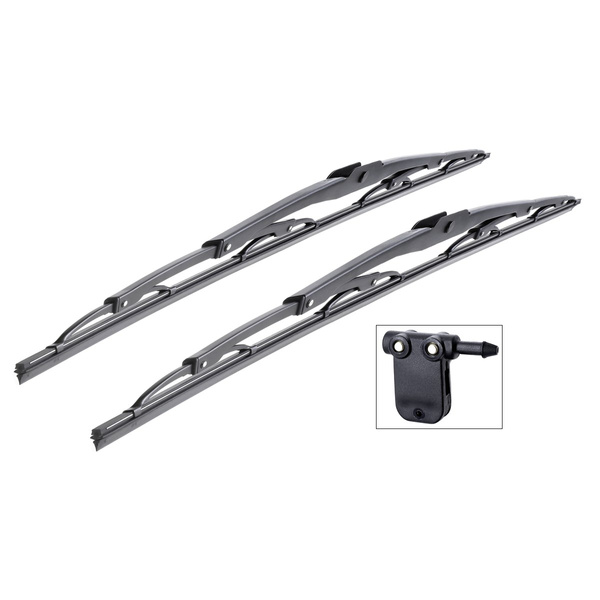 Spazzole tergicristallo anteriori compatibili con Renault Midlum Camion (2001-2014) - tergicristalli auto - lame tergilunotto - spazzole standard