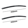 Spazzole tergicristallo anteriori compatibili con Daewoo Nexia Hatchback, Berlina (01.1994-08.1997) - tergicristalli auto - lame tergilunotto - spazzole piatte