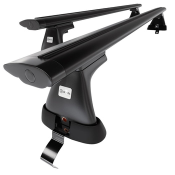Barre portatutto in alluminio compatibili con Volkswagen Passat B7 Berlina (2010-2014) - senza punti di fissaggio di serie - portapacchi auto colore nero - portabagagli barre da tetto
