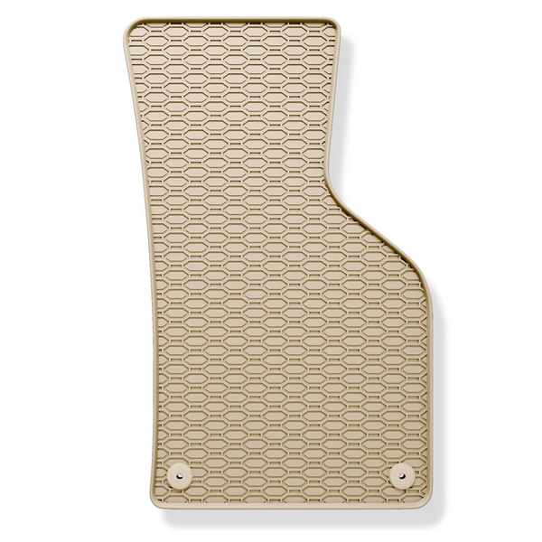 Tappetini auto in gomma compatibili con Volkswagen Passat B7 Berlina, Variant (2010-2014) - tappeti gomma - beige - 4 pz.