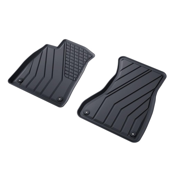 Tappetini Auto in TPE compatibili con Audi A4 B9 Hatchback, Station Wagon (2015-....) - tappeti auto neri