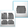 Completo di tappetini e tappetino per bagagliaio TPE PREMIUM per: Citroen C5 Aircross 02.2019-.... (SUV) - vano superiore (piano di carico piatto); piano di carico regolabile in posizione più alta; non per versione Plug-in ibrida
