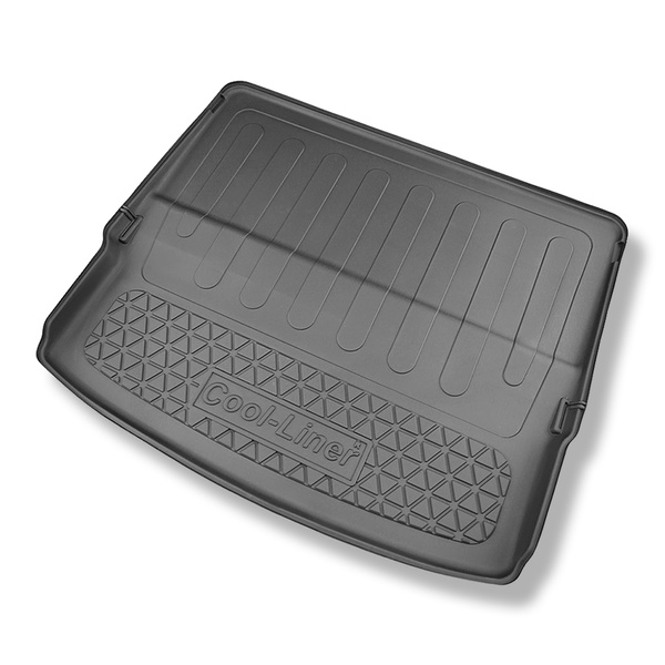 Vasca baule compatibile con Nissan X-Trail IV (T33) e-Power SUV (09.2022-....) - 7 posti; sedili 3a fila abbassati - tappetino per bagagliaio - tappeto bagagliaio per auto