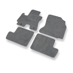 Premium tappetini auto in velluto compatibili con Toyota RAV4 II SUV (2000-2005) - tappeti auto grigio
